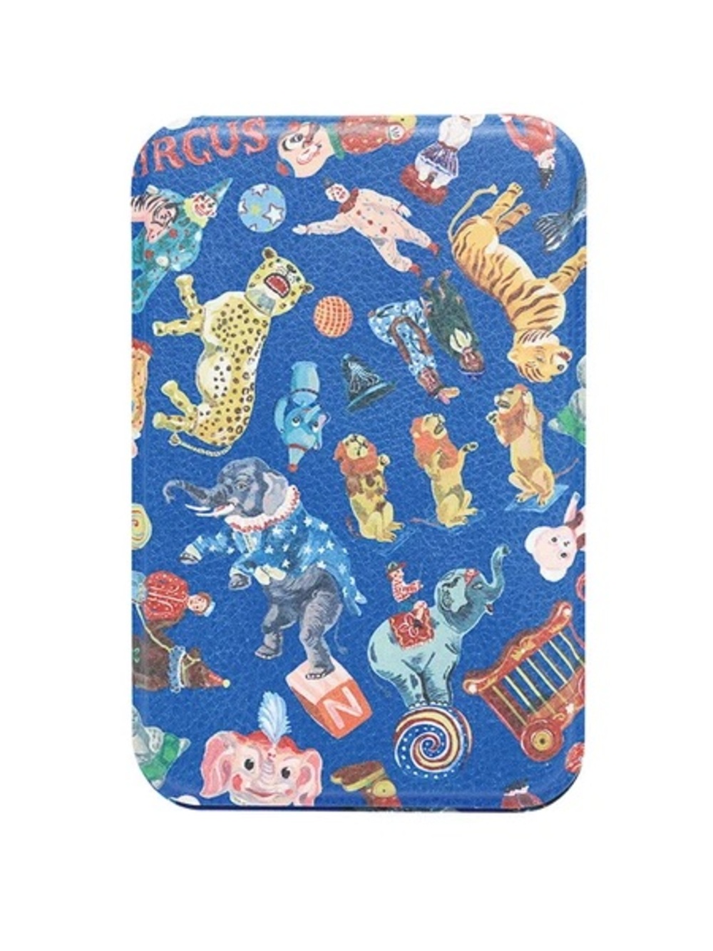 Nathalie Lete! Compact mirror, card holder. Japan Import. Blue Circus print!